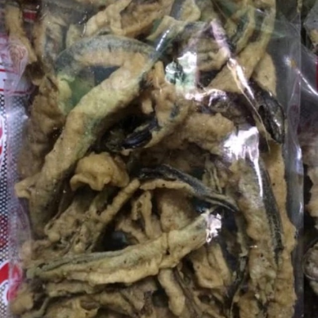 

Keripik belut dengan tepung