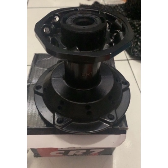 TROMOL KLX 150  D TRACKER H36 DEPAN HITAM BLACK CR7