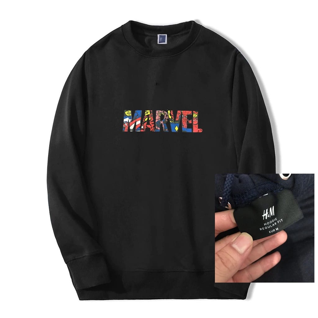 COD-Jaket Hoodie MARVEL Kombinasi Original Distro Untuk Pria Dan Wanita Premium Bahan Tebal