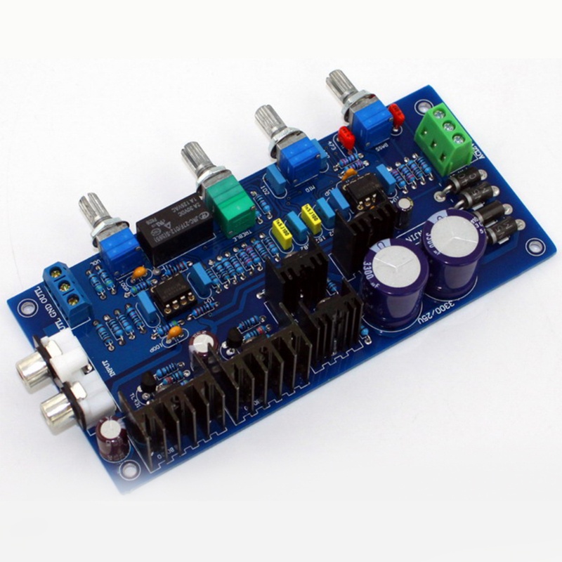 zzz Amplifier Board HIFI Preamp NE5532 Pre-amplifier Tone Control Board AC12V or 15V