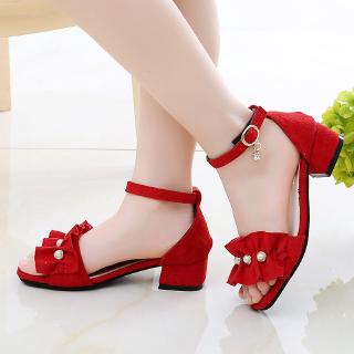 MM Girls sandal  2021 musim panas Korea  kecil bertumit 