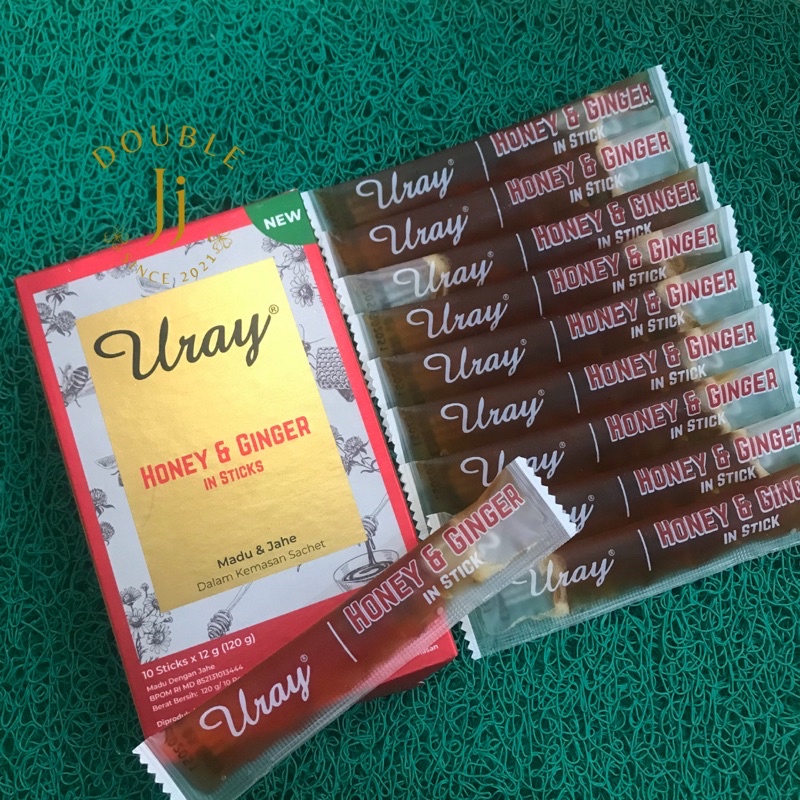 

Madu Uray Honey & Ginger in stick 10 x 12 gr - Original