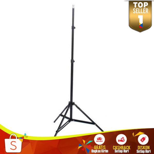 Portable Light Stand Tripod 180cm LS 01 Studio Lightning Aluminium Ringan Dibawa Mudah Digunakan