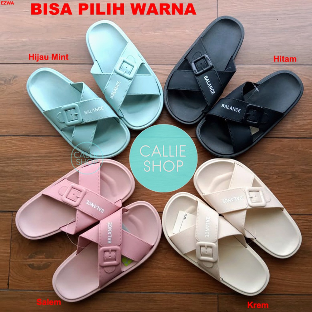 NEW BLC 1969 1 Sandal Jelly Cuted Selop Silang Balance NEW BLC 1969 1 Sandal Jelly Cuted Selop Silang Balance