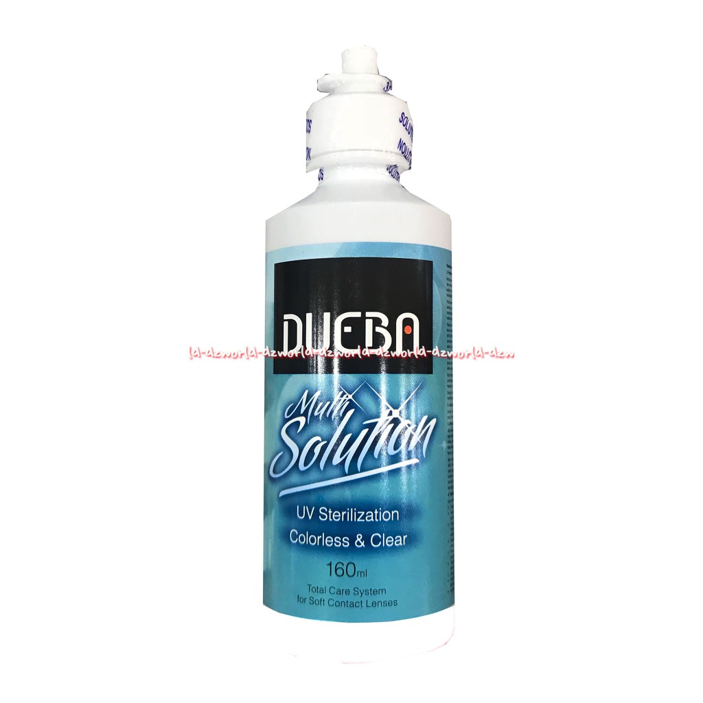 Dueba Muff Solution UV Sterilization Colorless And Clear 160 Ml Cairan Untuk Merawat Softlens