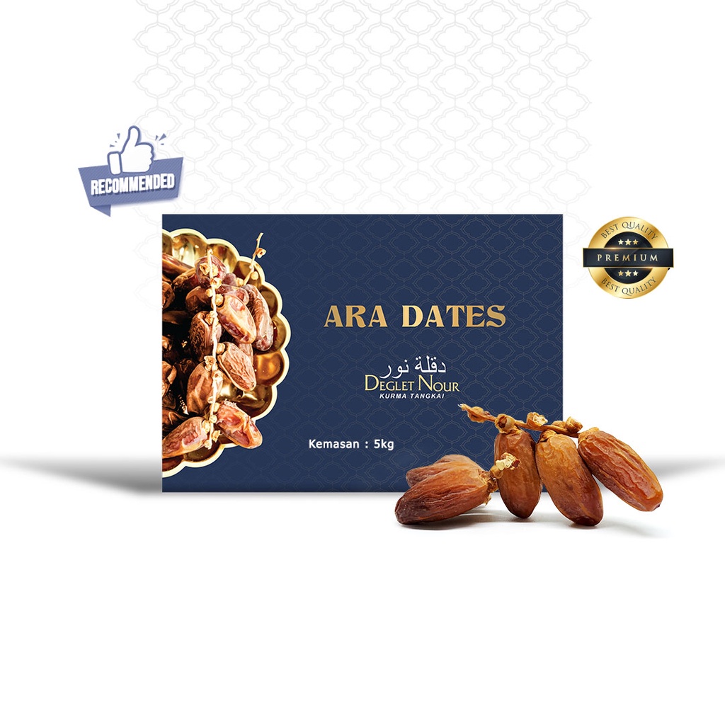 Kurma Tunisia Tangkai 5kg PREMIUM KEMTAN ARA DATES Kurma Best Seller