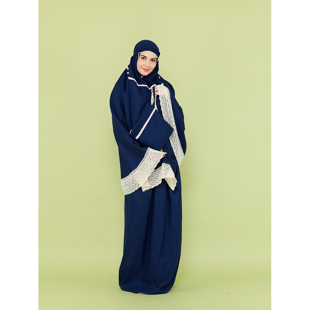 PM-001 / Mukena Dewasa Traveling Katun Renda Premium