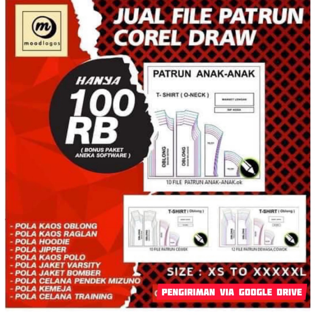 

ANEKA PATRUN/POLA . FILE PARTUN LENGKAP . KEBUTUHAN KONVEKSI