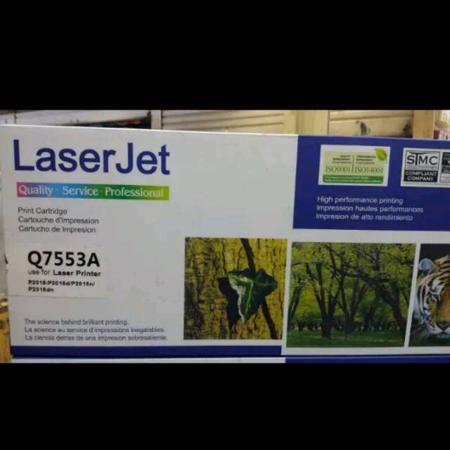 TONER CARTRIDGE COMPATIBLE PRINTER P2015 P2015 LASERJET 53A Q7553A