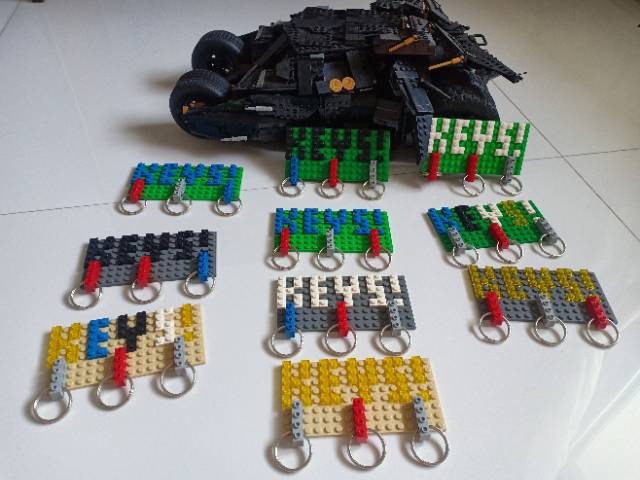 key rak gantungan kunci lego bricks key chain lego
