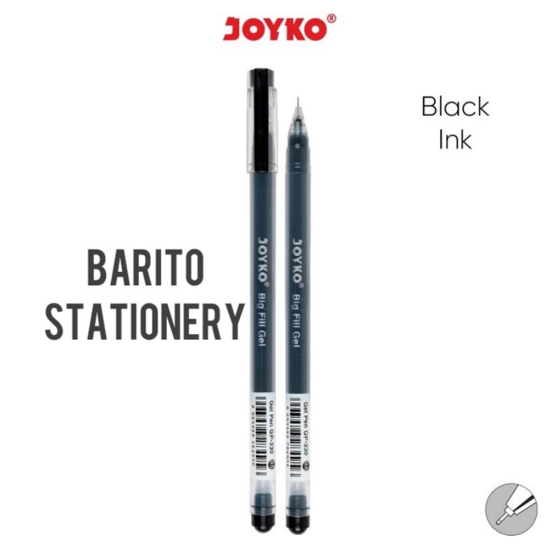 

[1Pcs]Gel Pen Pulpen Pena Joyko GP-330 BIG Fill Gel 0.5 mm Bolpen Murah