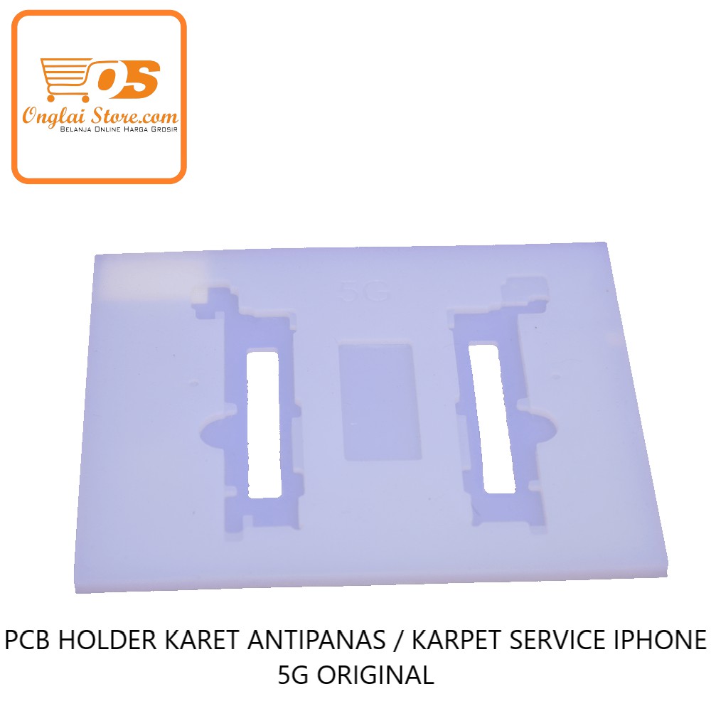 PCB HOLDER KARET ANTIPANAS / KARPET SERVICE IPHONE 5G ORIGINAL (HARGA SPESIAL)