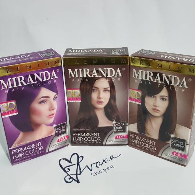 Miranda Hair Color Cat Rambut Warna Baru Shopee Indonesia