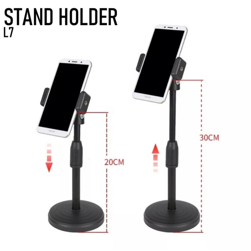 CXP-888 Desktop Mobile Phone Holder Bracket Adjustable Stand Handphone