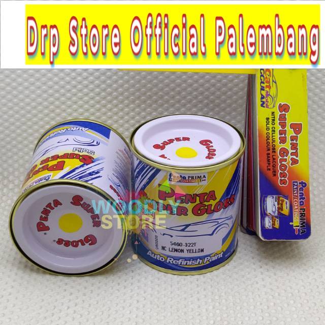 PENTA SUPER GLOSS LEMON YELLOW KUNING LEMON CAT BODY CAT DUCO 200ml