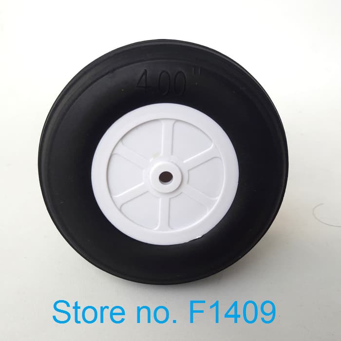Wheel Weel Whel Roda Rubber 4 inch 10cm 100mm pesawat gabus airplane robot RC Airplane