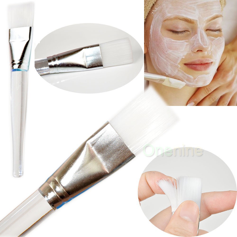 Kuas Masker Wajah Bulu Lembut Putih Bening / Brush Masker High Quality