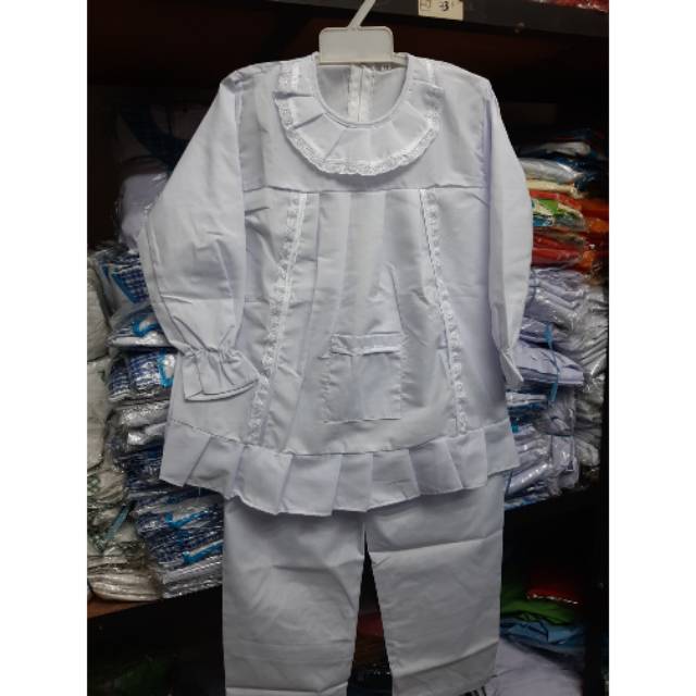SETELAN MUSLIM ANAK PEREMPUAN / SETELAN MUSLIM BABY DOLL / SERAGAM MUSLIM ANAK TK TPA