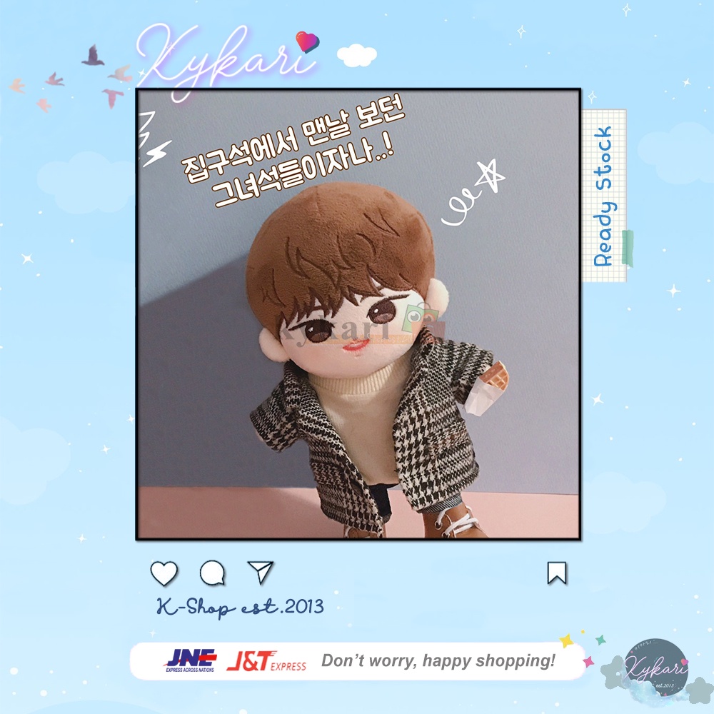 [ READY STOCK ] Kpop Doll Minhyun WANNAONE NU'EST 20 cm - Meme Hwang Boneka 20cm Hwang Minhyun
