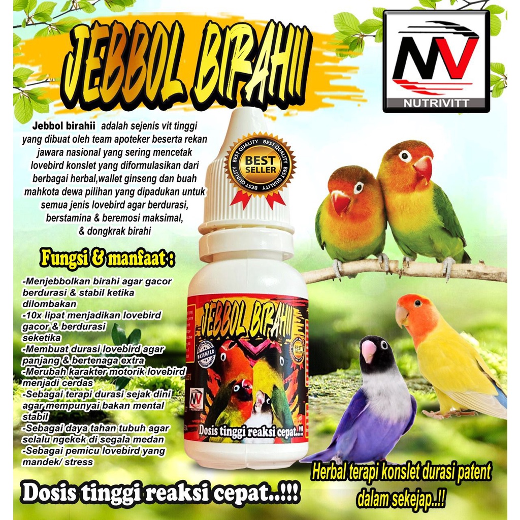 Vitamin Burung Jebol Birahi Penggacor/Vitamin Burung Gacor