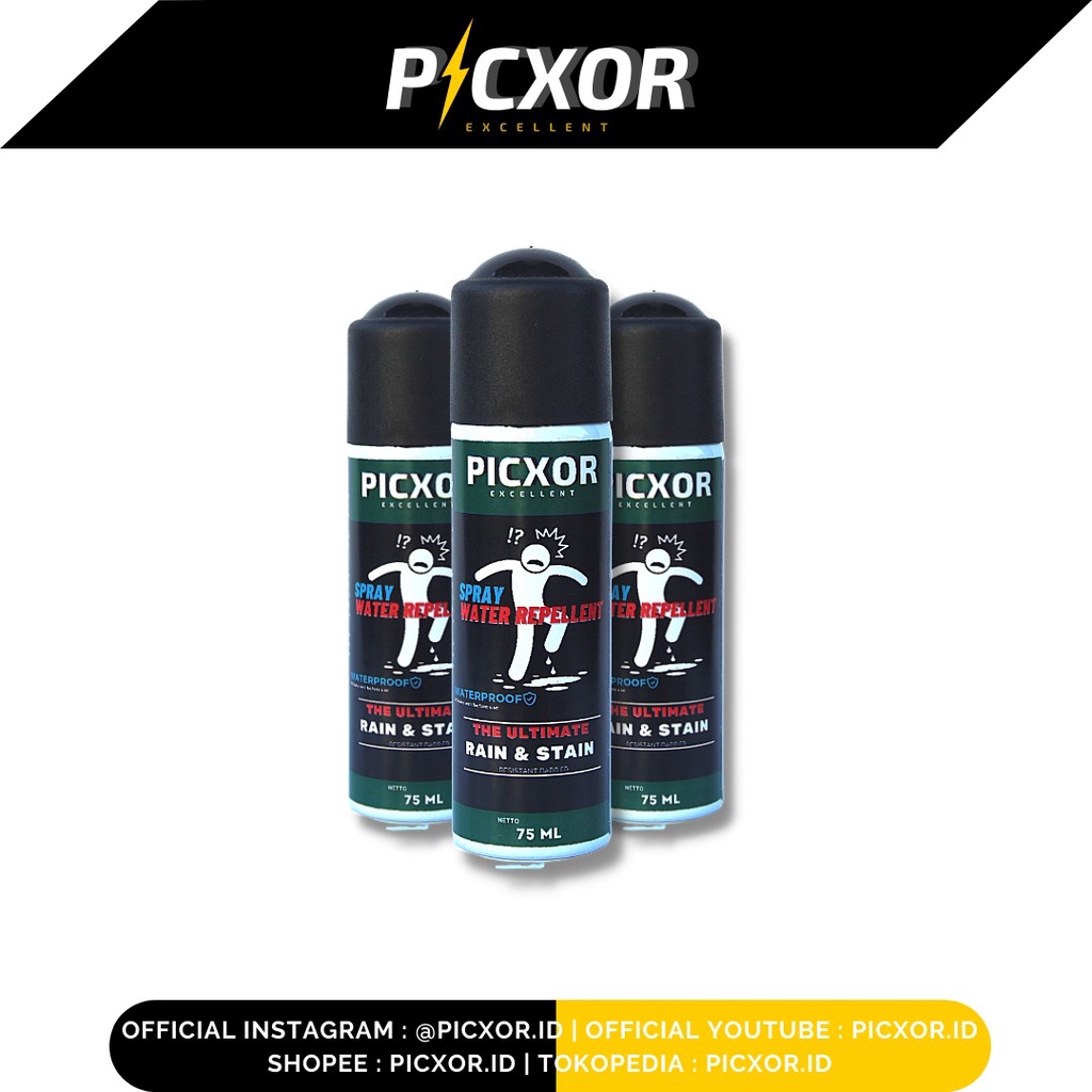 PICXOR WATER REPELLENT - CAIRAN PELINDUNG SEPATU EFEK DAUN TALAS