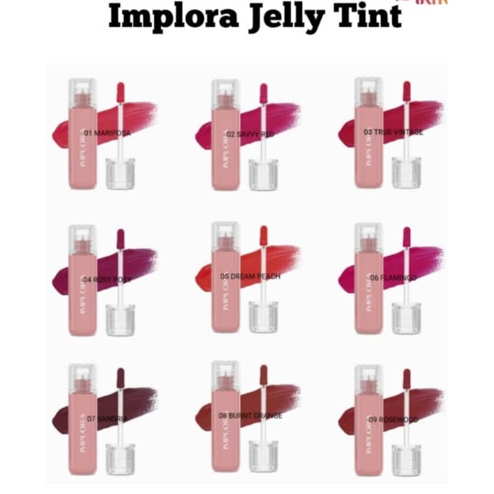 ❤ MEMEY ❤ IMPLORA Jelly Tint | Lip Tint