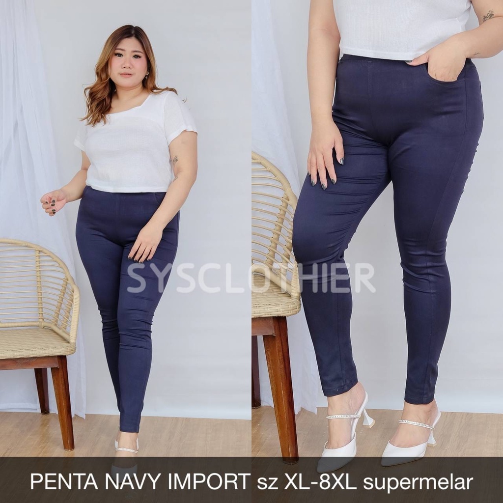 CELANA WANITA PENTA PLAIN 4 WARNA