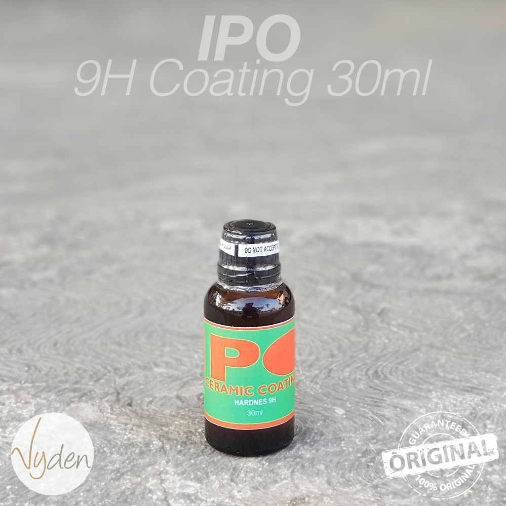 IPO Ceramic Coating 9H 30ml GRATIS 1 Pad Coating Keras Lebih Tahan Baret MURAH