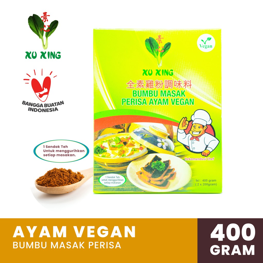 

Bumbu Masak Perisa Ayam Vegan [400 Gram]