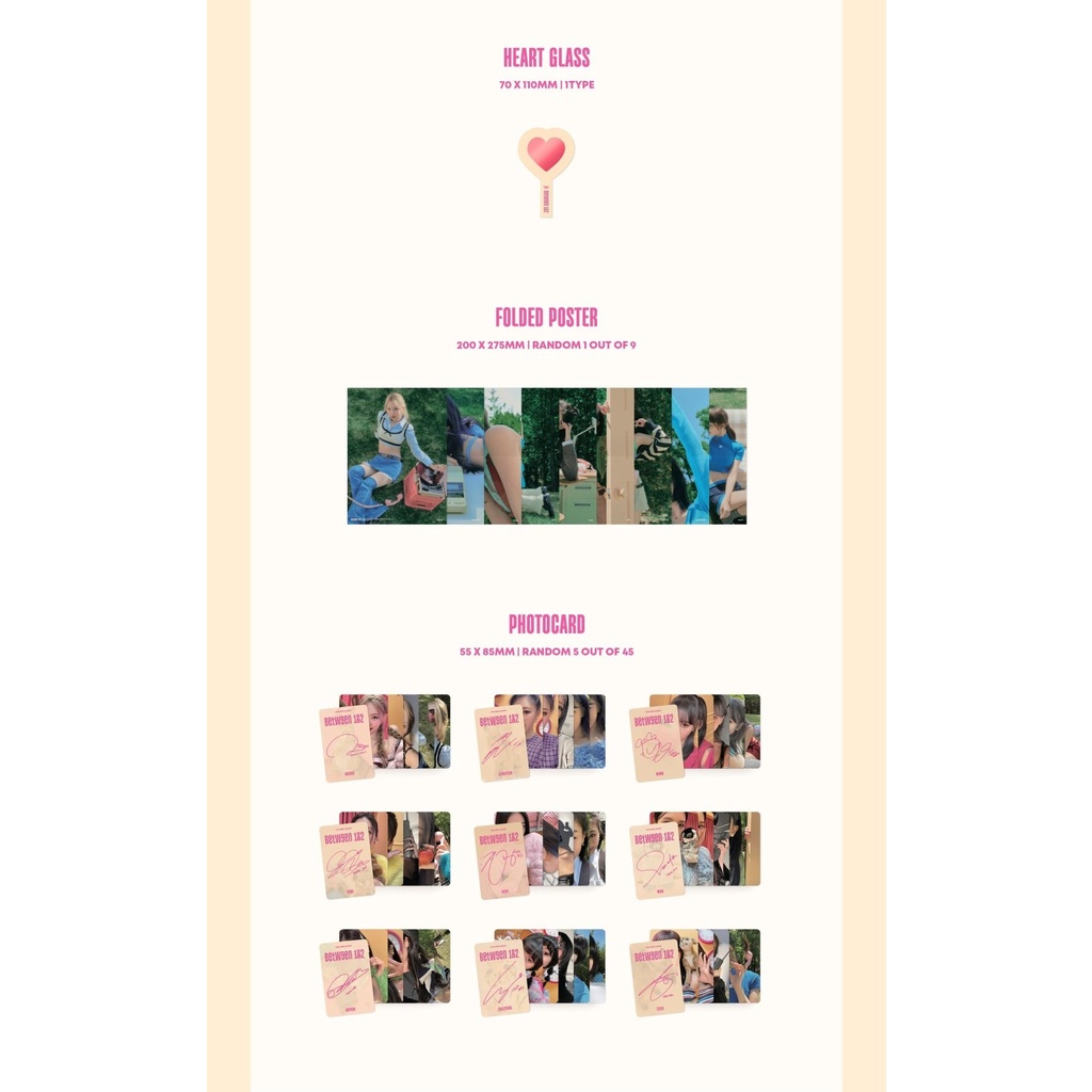 TWICE - 11th Mini Album BETWEEN 1&amp;2 (online POB)