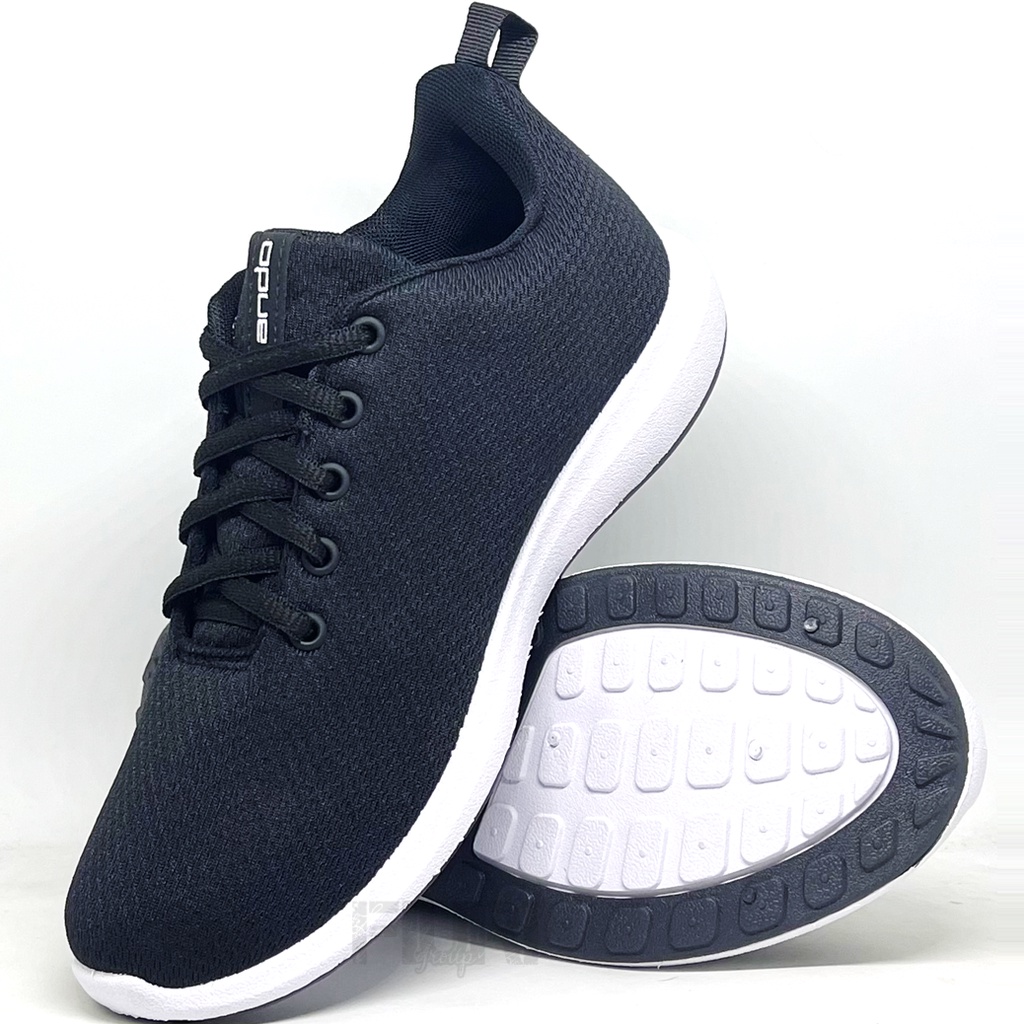 FIURI - ANDO ORIGINAL - PINO 35-43 HITAM PUTIH - SEPATU SNEAKERS SPORT KANVAS SOL KARET ANAK LAKI-LAKI - SEPATU KETS TRENDY PRIA DEWASA - SEPATU OLAHRAGA LARI FITNES SENAM KERJA KULIAH SEKOLAH SD SMP SMA BERTALI COWOK MURAH PROMO DISKON BONUS KAOS KAKI