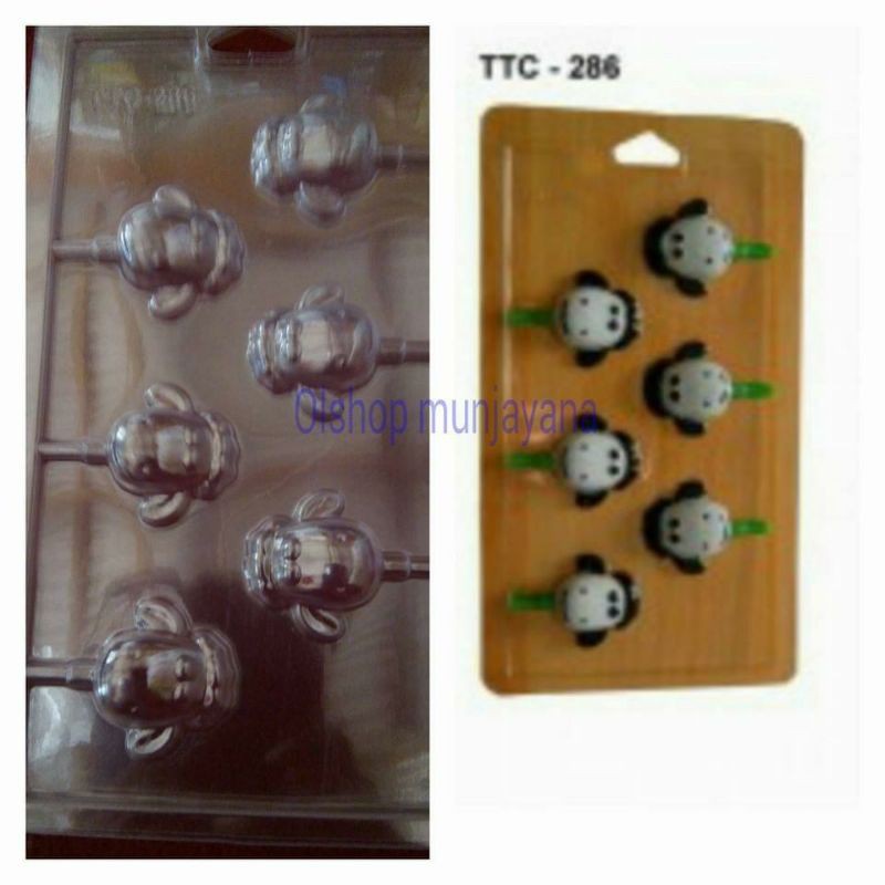 Cetakan Coklat Lolipop karakter ShounTheSheep Ttc-286