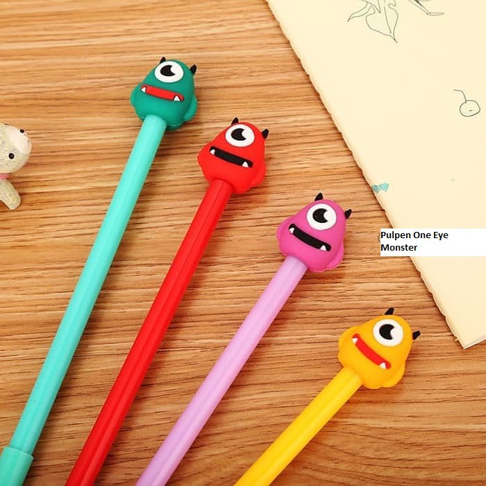 

Bolpoin Karakter Lucu Unik Alat Tulis Sekolah Pulpen One Eye Monster Pena Cute Pen