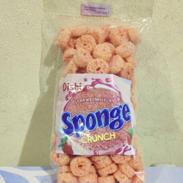 

SNACK SPONGE STRAWBERRY berat 200gr