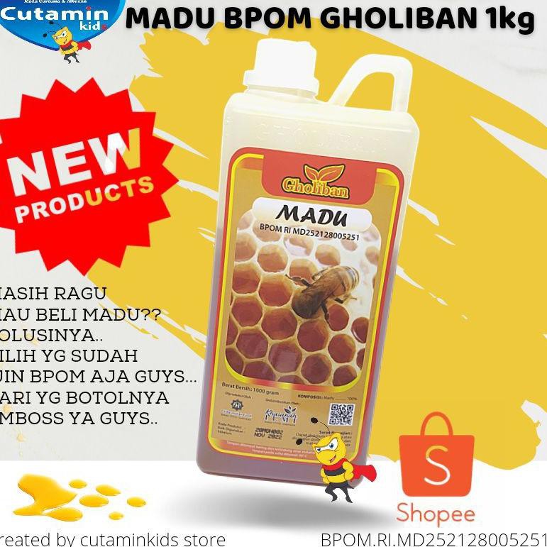 

StokS L@g!.PROMO..!! MADU HUTAN MULTIFLORA STANDAR BPOM GHOLIBAN 1000GR/ 1KG PRODUK ASLI khodeN97