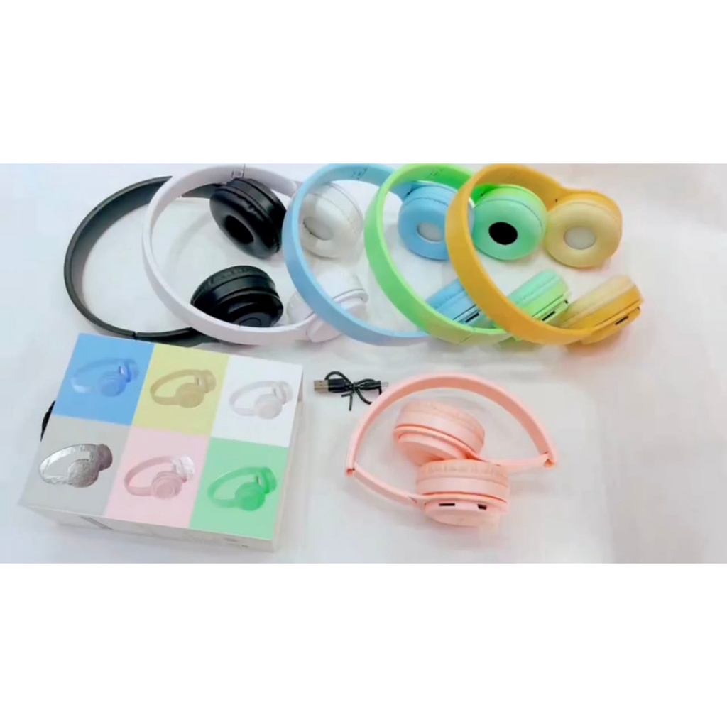 Headphone Bluetooth Bando KT 49 / Wireless Headset KT-49 Support SD Card KT49