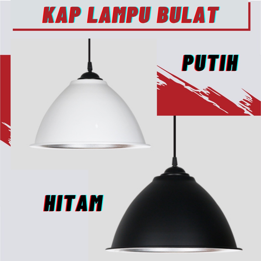 KAP LAMPU GANTUNG DEKORASI RUANG TAMU CAFE TERAS KAMAR DAPUR OUTDOOR RUANG MEJA MAKAN MURAH BULAT PL