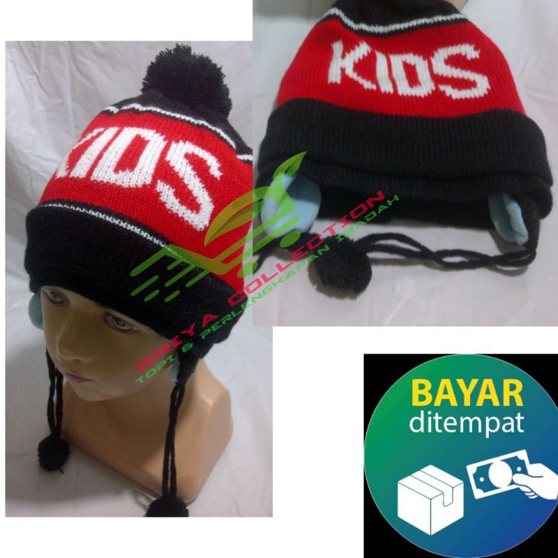Kupluk Kids / Beanie Anak / Kupluk Rajut / Kupluk Anak Tali / Kupluk Anak / Kupluk Rajut / Kupluk