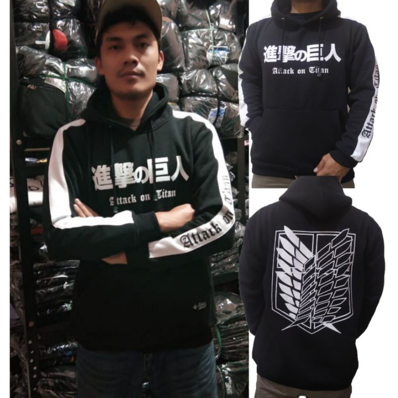 sweater hoodie attack on titan SNK strip line