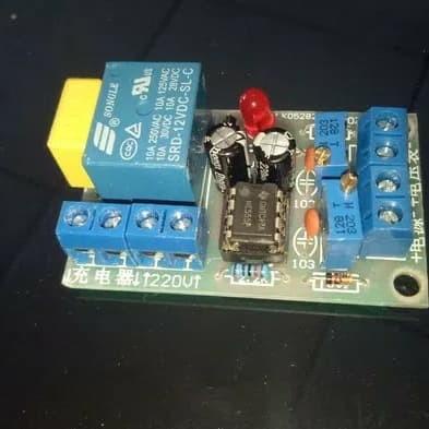 Kit Modul Control Charger Aki Otomatis 12V Charger Accu