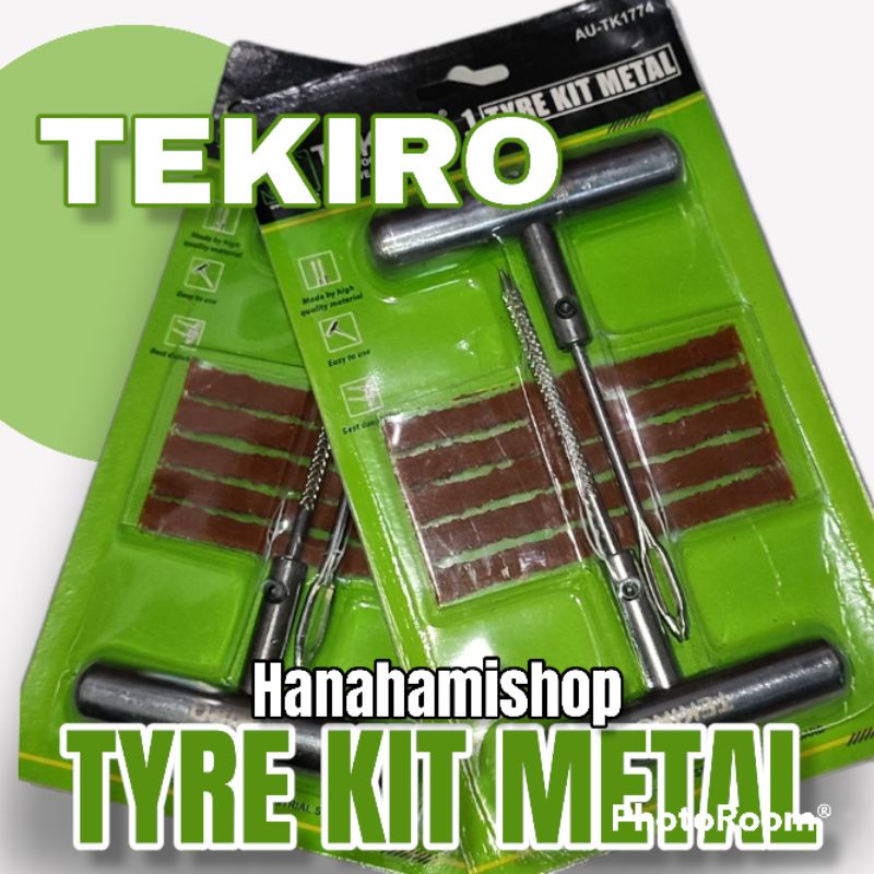 Alat  BAN Tubles Besi untuk motor dan mobil  TEKIRO  TYRE KIT METAL 1 SET