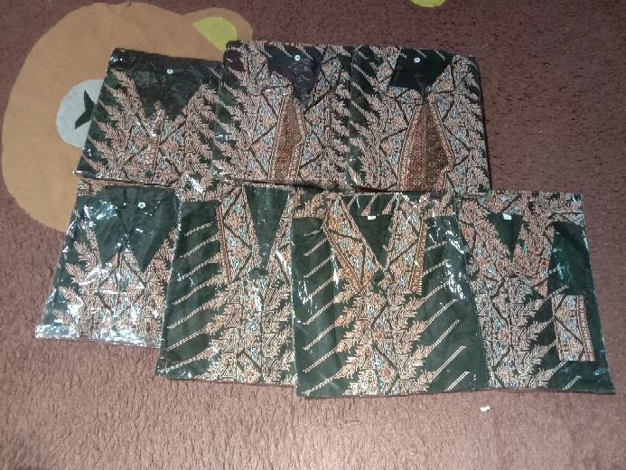 {promo Hari Ini}batik Couple Keluarga Sania Ruffle Ori Motif Modangtermurah Dishopee