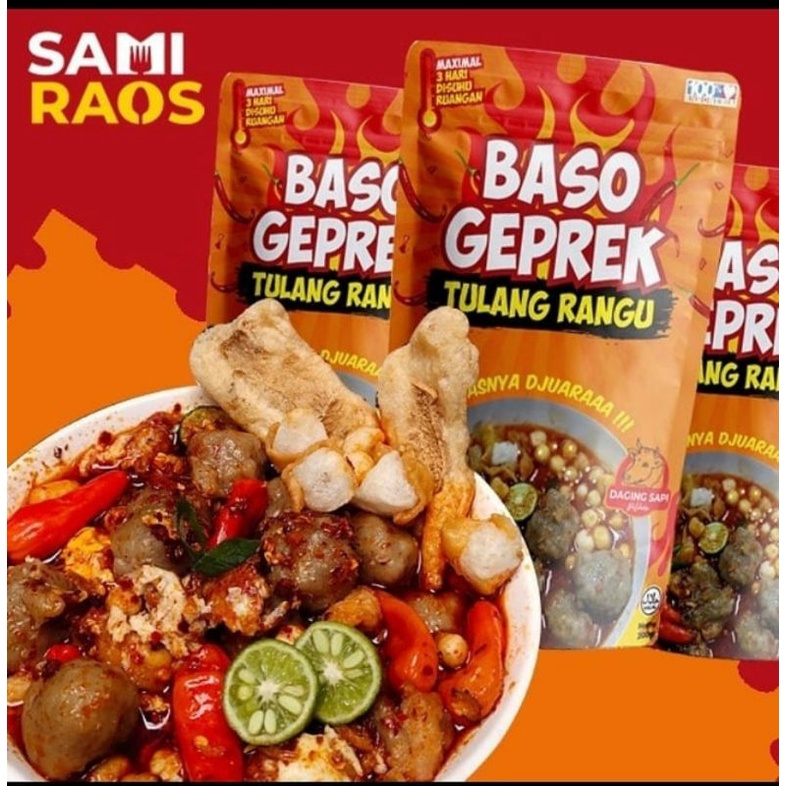 

Baso Geprek Tulang Rangu Samiraos