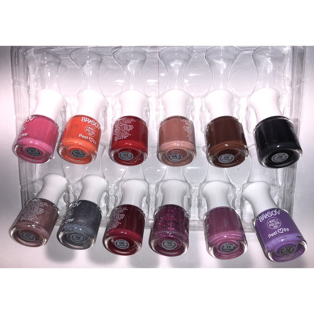 Kutek Brasov Peel Off 9ml Kutek Peel Off Kuteks Cat Kuku Halal Bisa Buat Sholat BPOM Kutex Muslimah