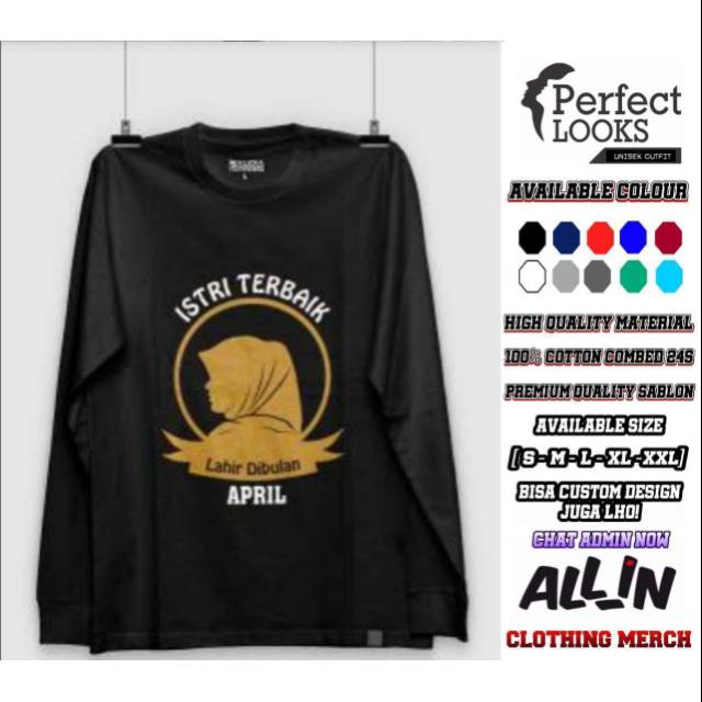 KAOS ISTRI APRIL TERBAIK ISTRI TERBAIK APRIL WANITA BERHIJAB