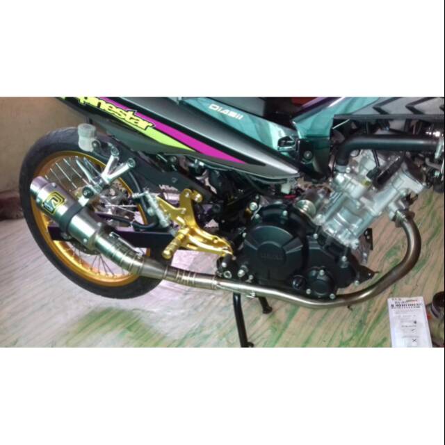 KNALPOT RCB SATRIA FU VIXION JUPITER MX KING SONIC KNALPOT RACING RCB SATRIA FU nee KNALPOT RACING S