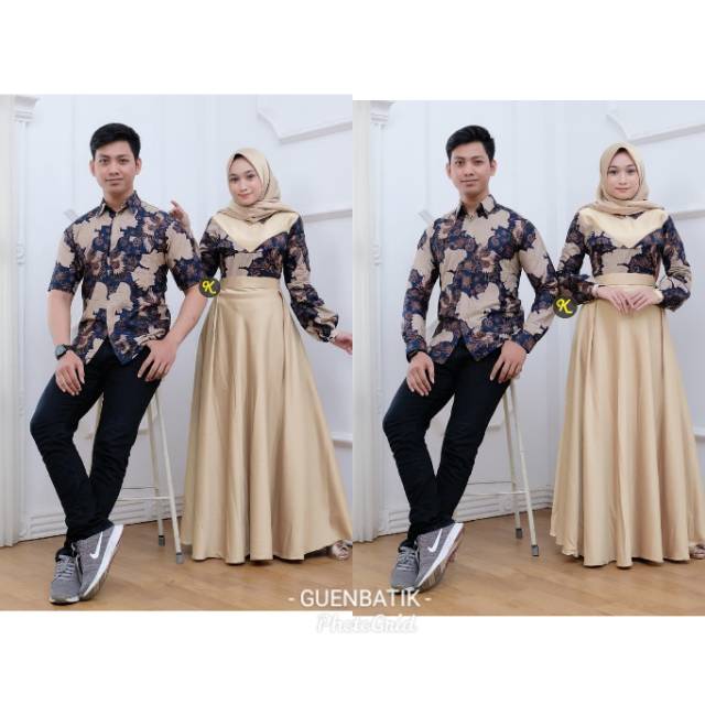 Couple gamis kombinasi KARYAKU best seller