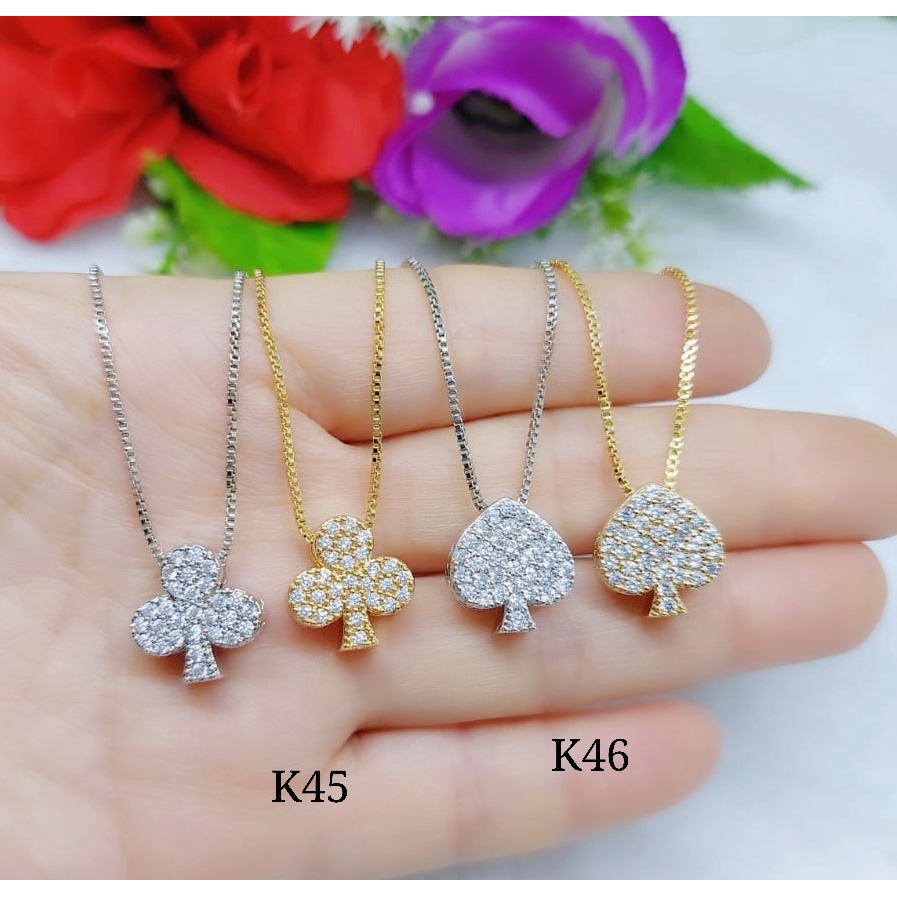 Kalung xuping permata lapis emas perhiasan fashion K45-48