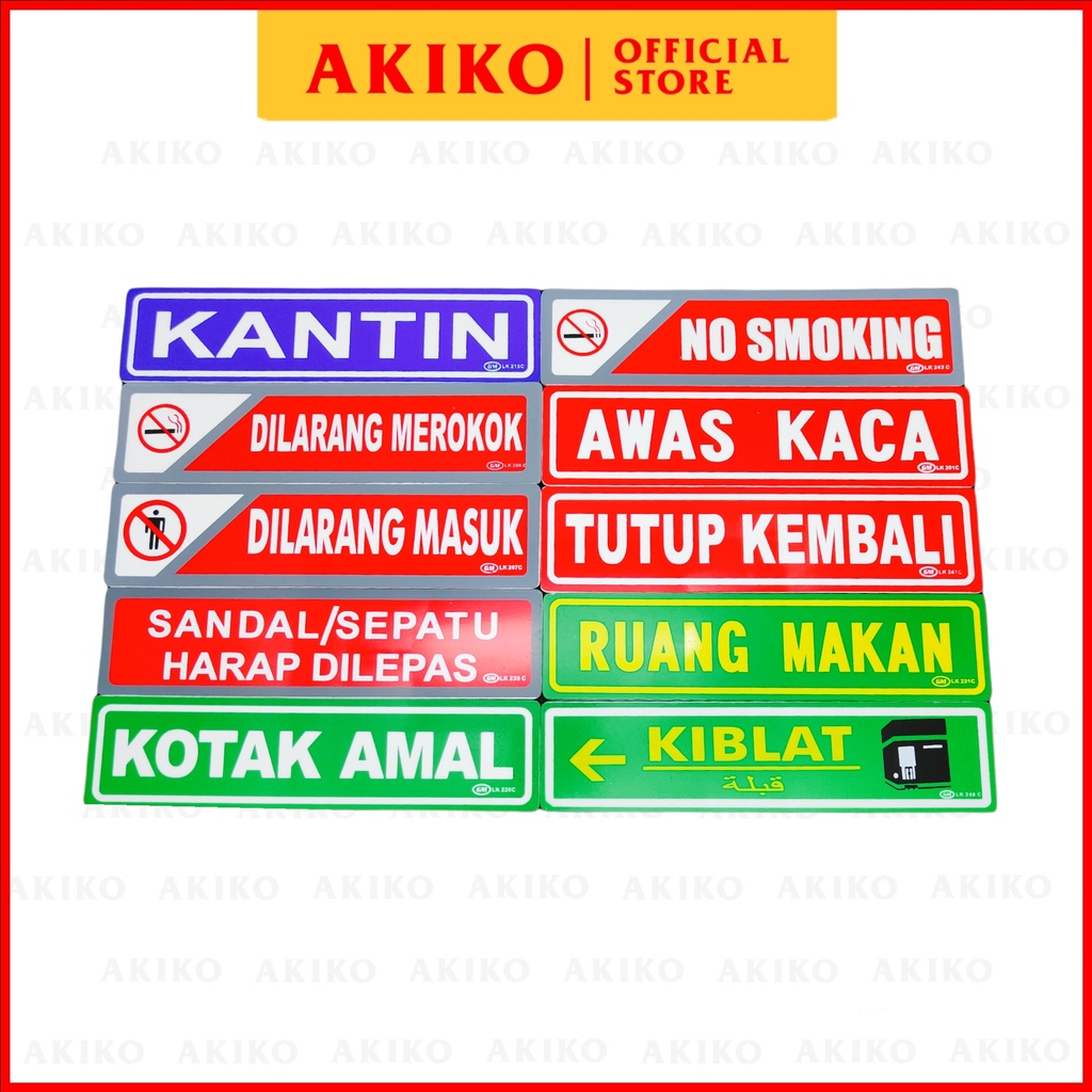 

Label GM Acrylic Huruf
