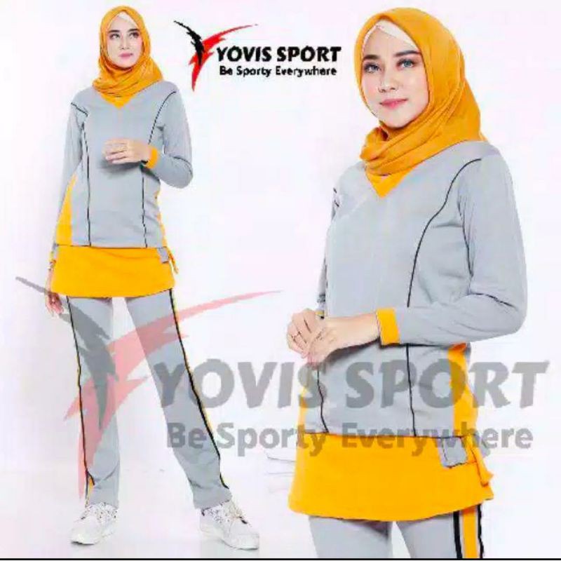 Setelan Olahraga Wanita'Setelan Senam Wanita'Setelan Zumba Wanita'Setelan Yoga Wanita'Setelan Aerobik Wanita'Setelan Yovis Sport'Setelan Training Wanita'Setelan Yoga Wanita-Silver Kuning